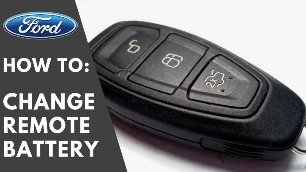 How to Change Battery in Ford Key Fob - DIYCarExpert