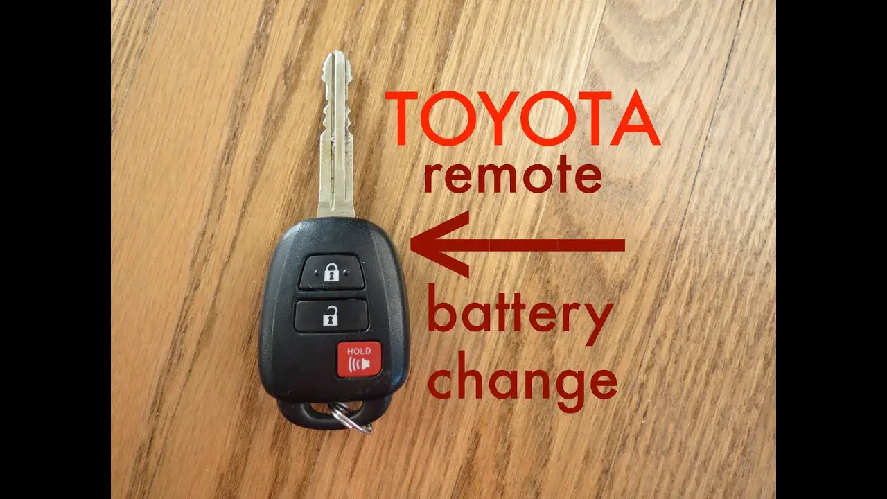 How to Replace Battery in Toyota Key Fob