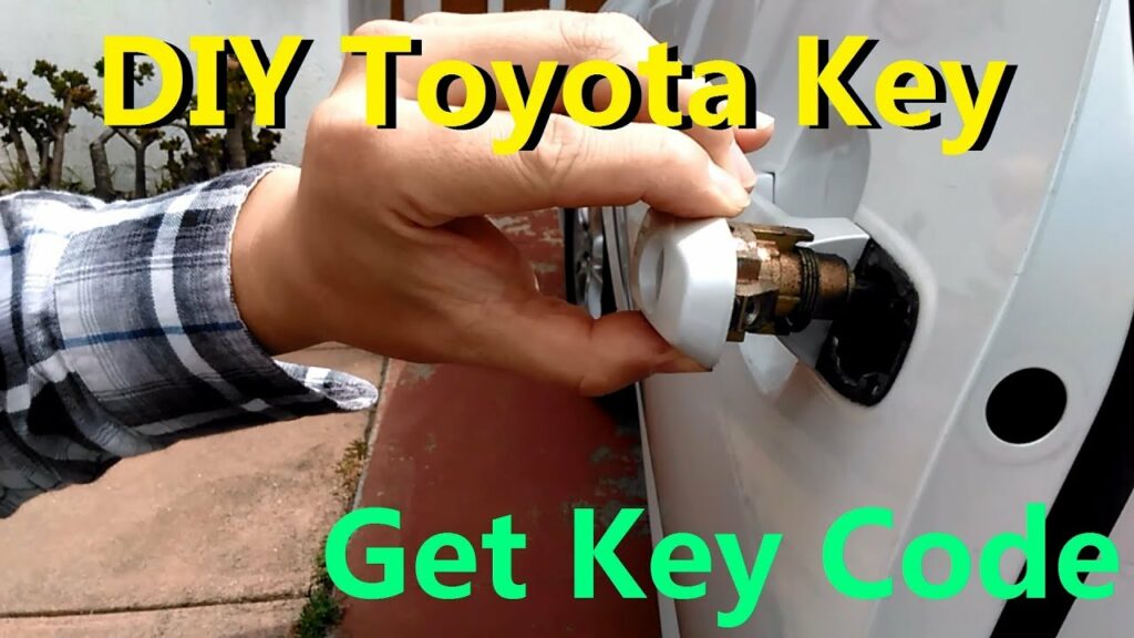 Toyota Lock Key Code How Do I Find My Toyota Key Code - DIYCarExpert