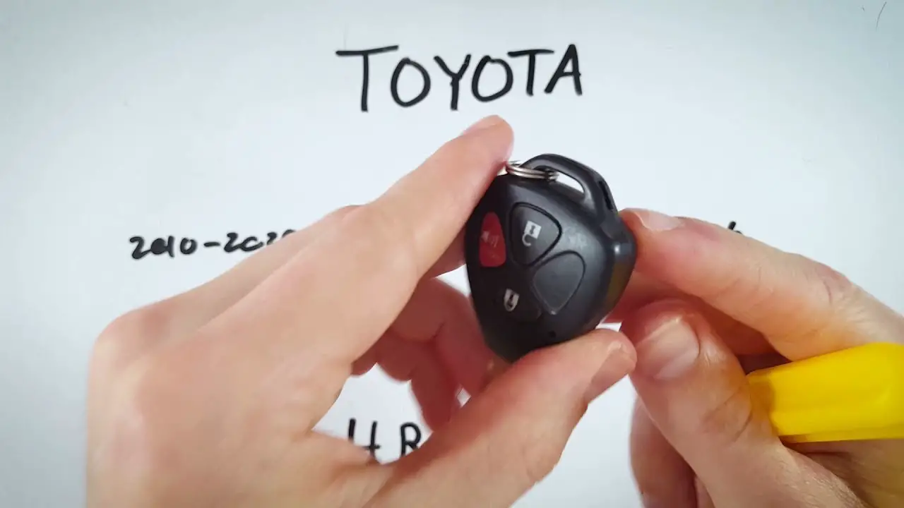 How to Change Battery in Toyota 4Runner Key Fob