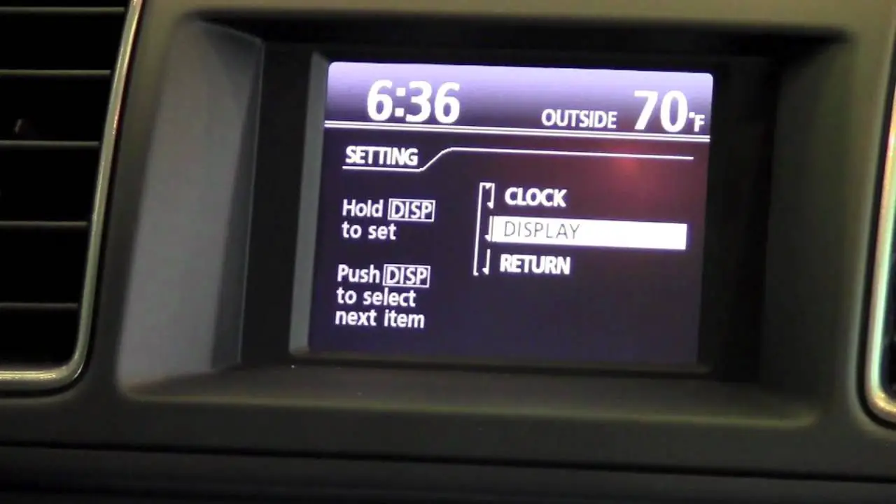 How to Change Display on Toyota Highlander