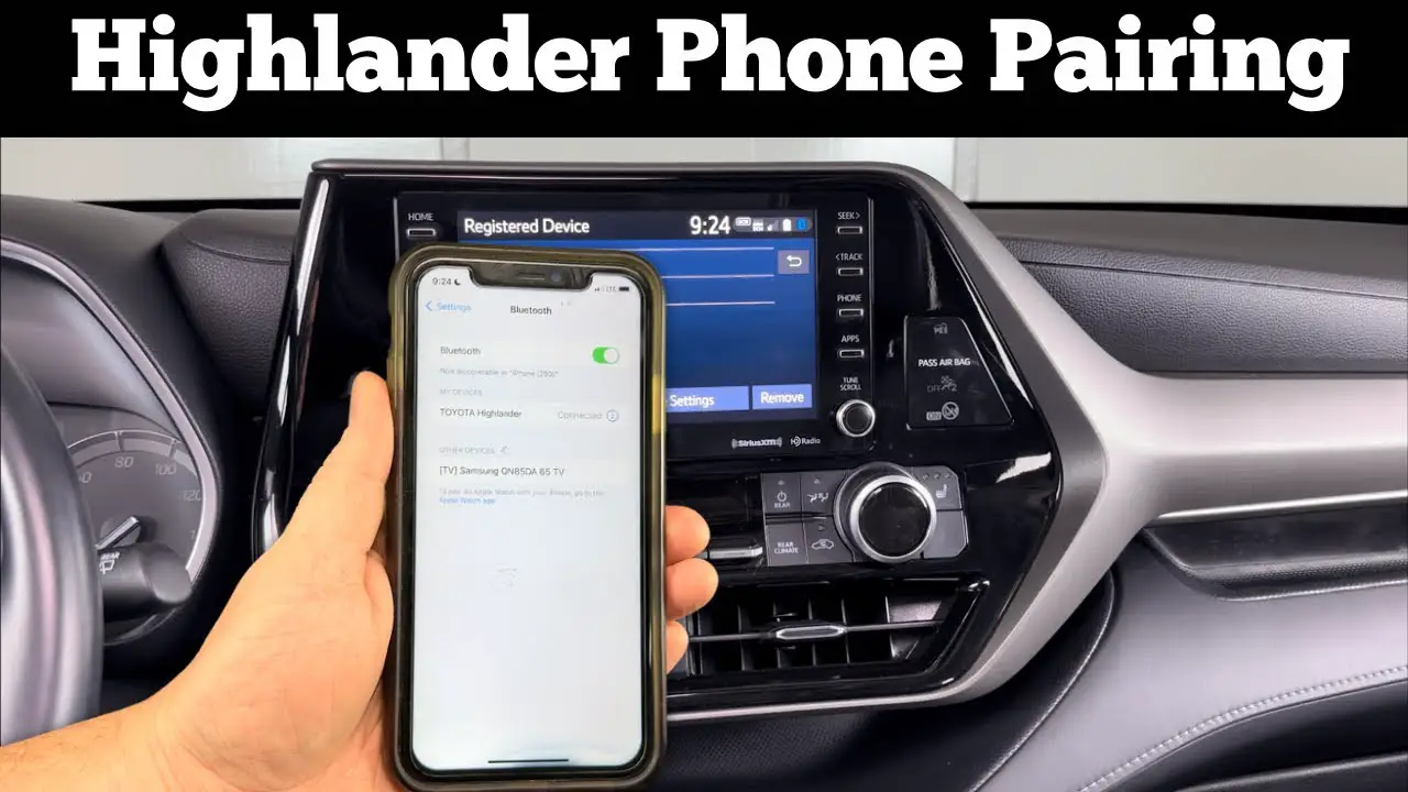 How to Connect Iphone to Toyota Highlander