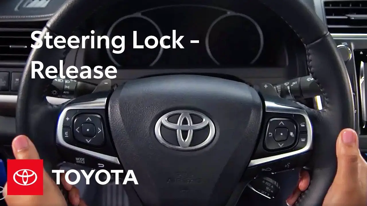 How to Disable Steering Wheel Lock Toyota
