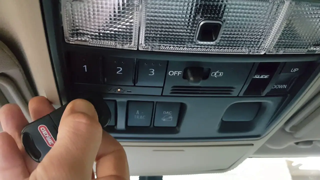 How to Program Toyota 4Runner Garage Door Opener DIYCarExpert