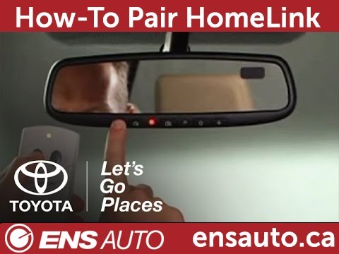How to Program Toyota Homelink