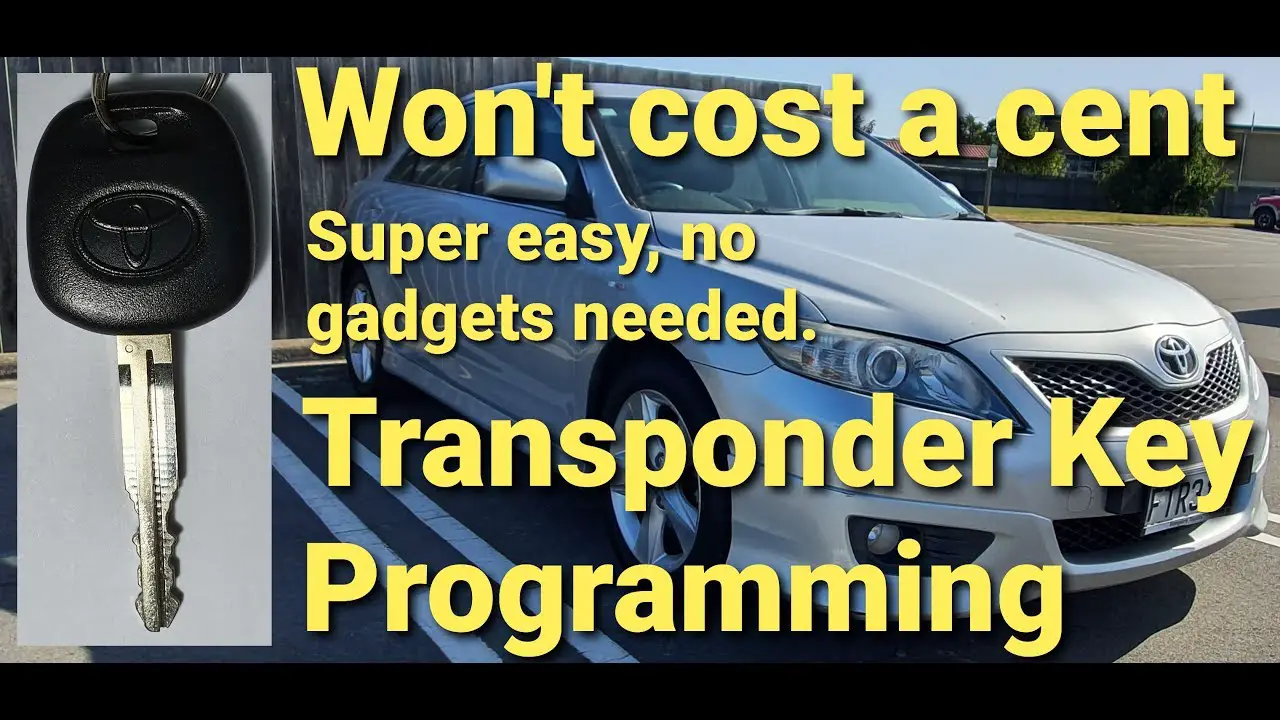 How to Program Toyota Transponder Key