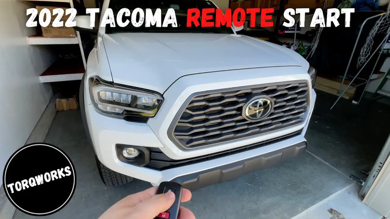 How to Remote Start 2022 Toyota Tacoma