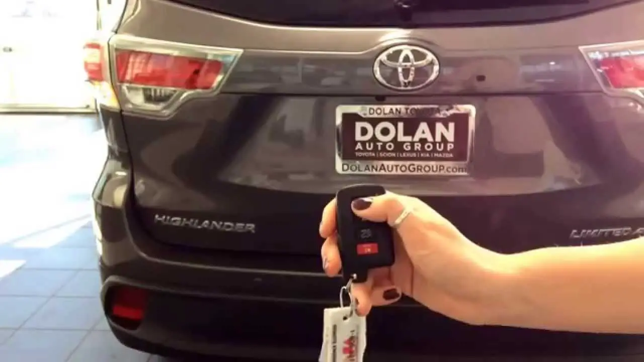 How to Remote Start a Toyota Highlander