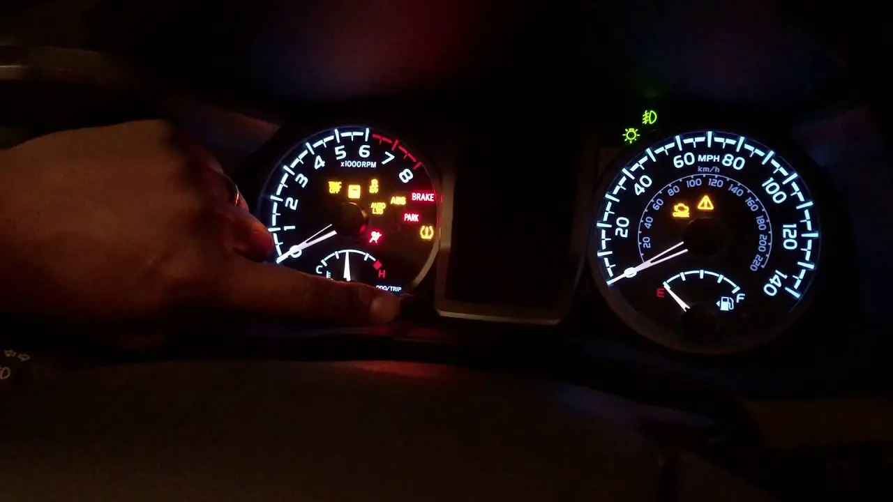 How to Reset Maintenance Light on 2016 Toyota Tacoma