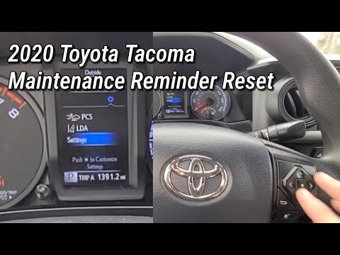 How to Reset Maintenance Light on 2020 Toyota Tacoma