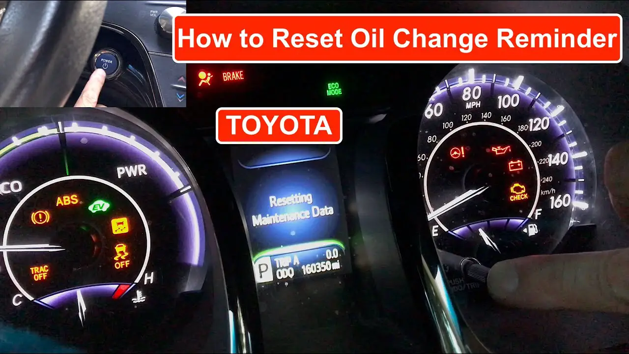 How to Reset Maintenance Light on Toyota Avalon