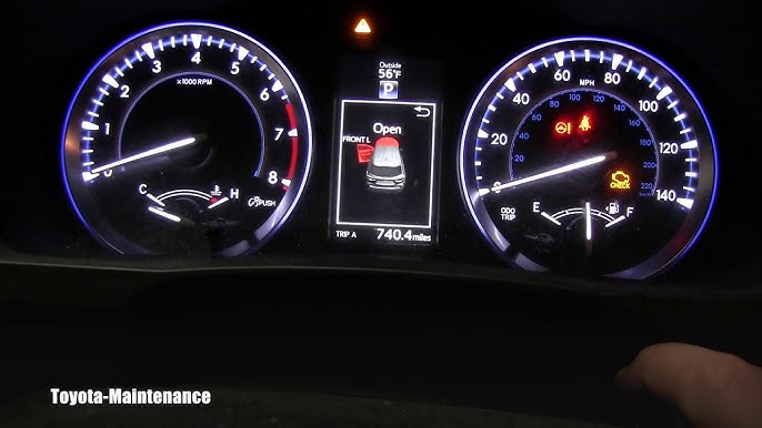How to Reset Maintenance Light on Toyota Highlander 2016