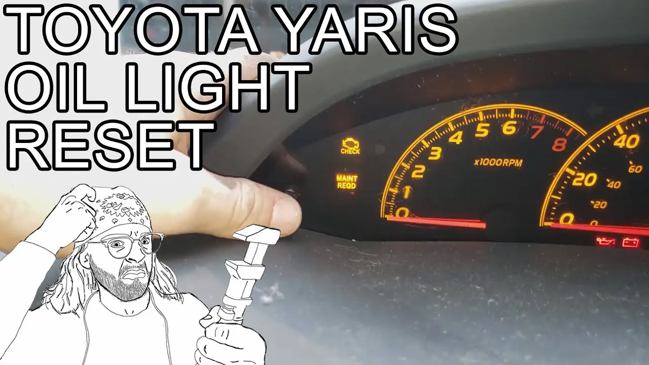 How to Reset Maintenance Light on Toyota Yaris