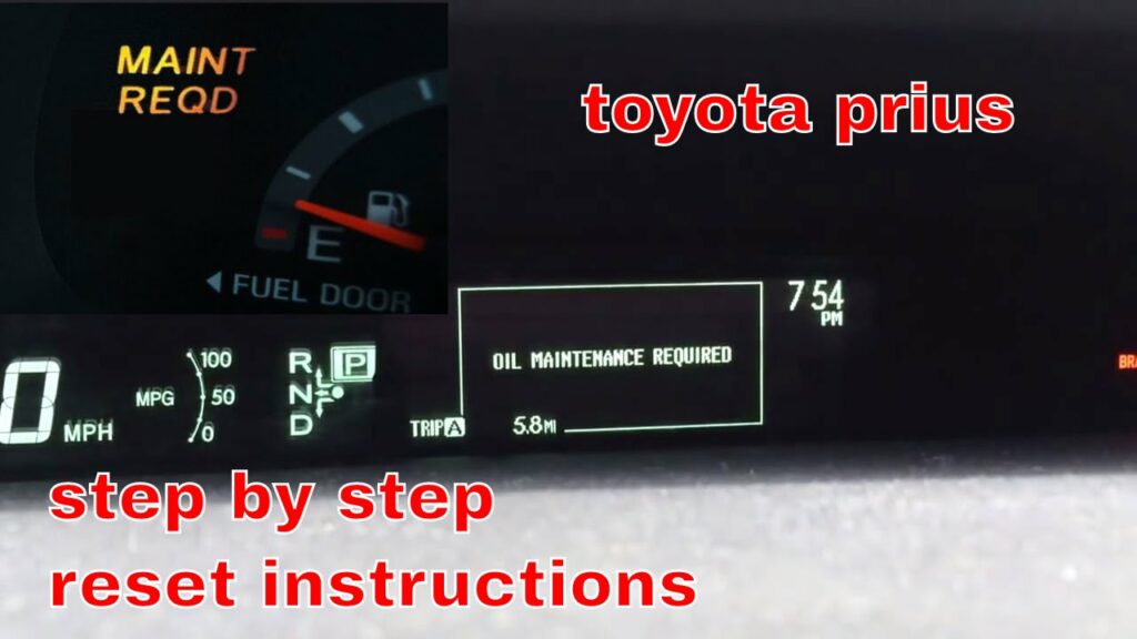 Sitemapcdatahttpstondreferenzcom2010 Prius Reset Maintenance Light
