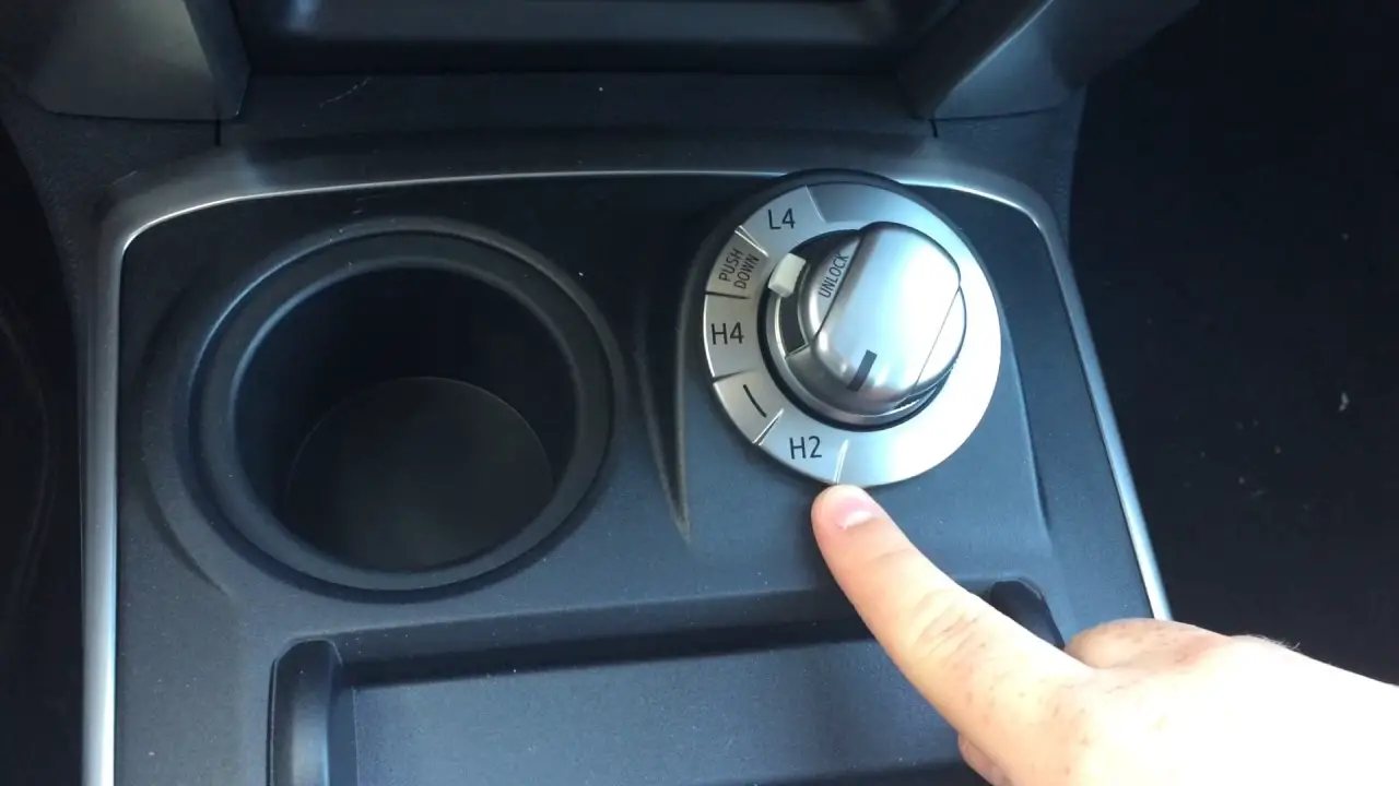 How to Turn off 4 Wheel Drive Toyota 4Runner 2020