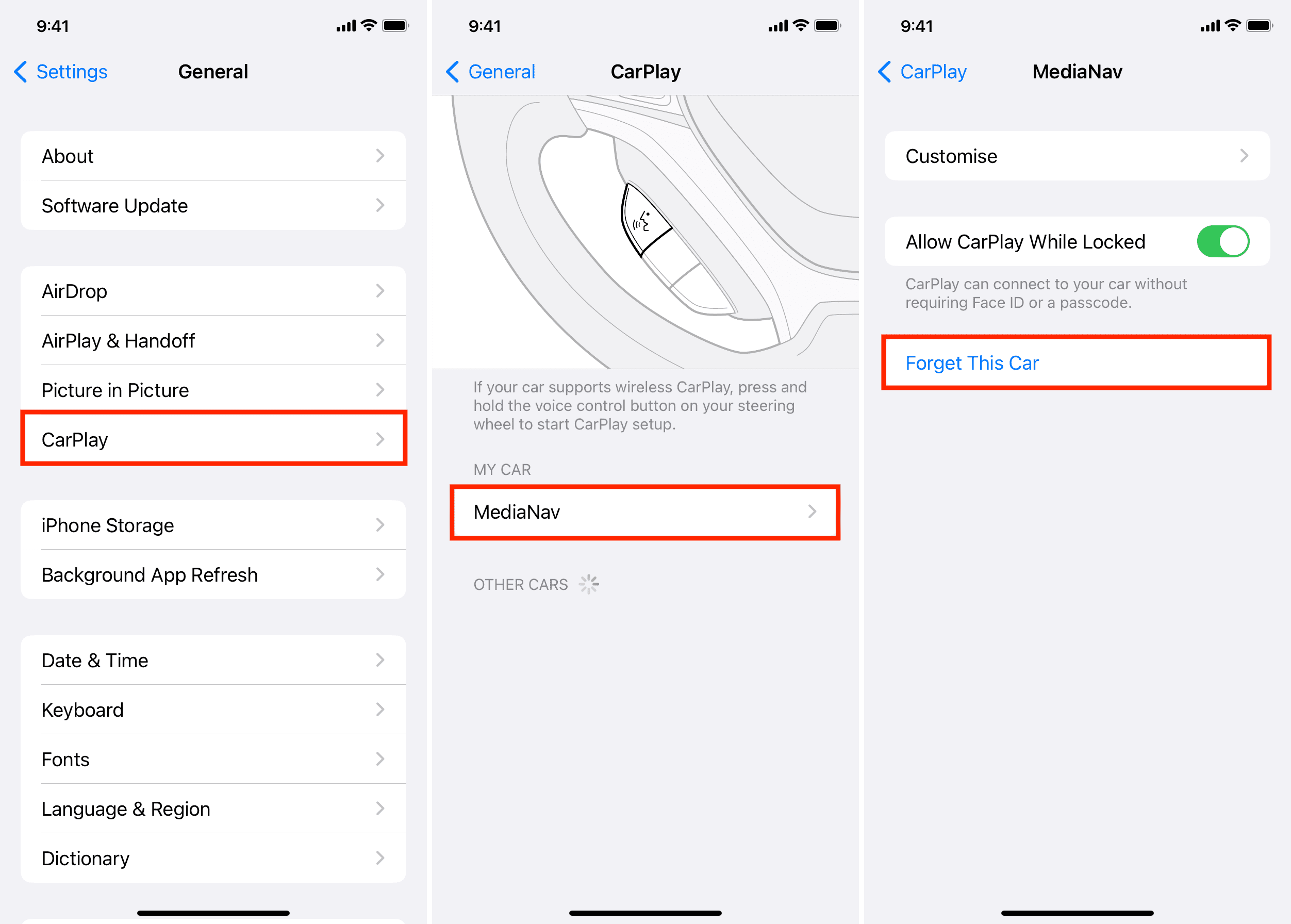 How to Turn off Apple Carplay Toyota