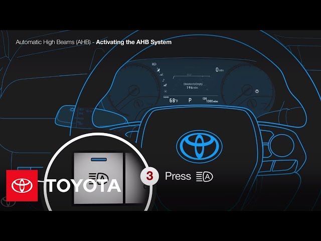 How to Turn off Auto High Beam Toyota