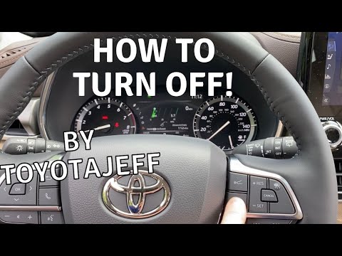 How to Turn off Lda on Toyota Rav4 2017