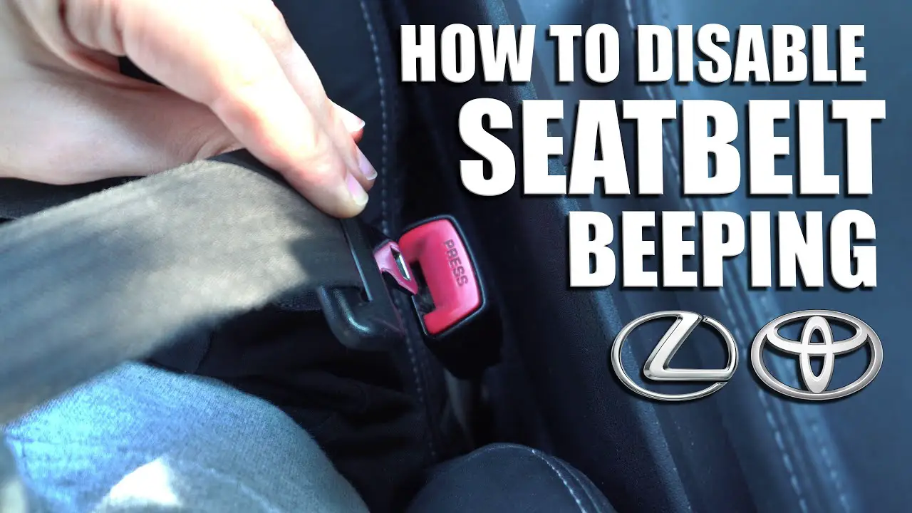 How to Turn off Seatbelt Alarm Toyota Highlander 2021