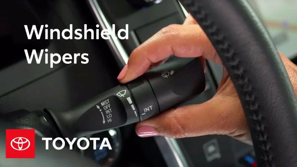 How to Turn off Windshield Wipers Toyota - DIYCarExpert