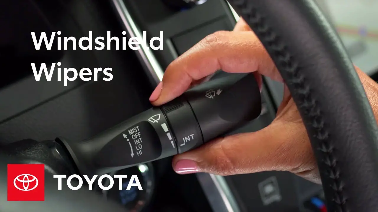 How to Turn off Windshield Wipers Toyota