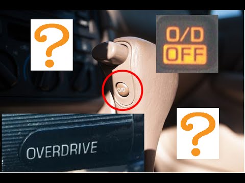 How to Turn on O/D Toyota