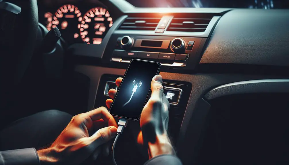 removing device from car