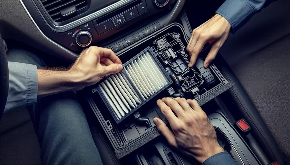 replacing cabin air filter