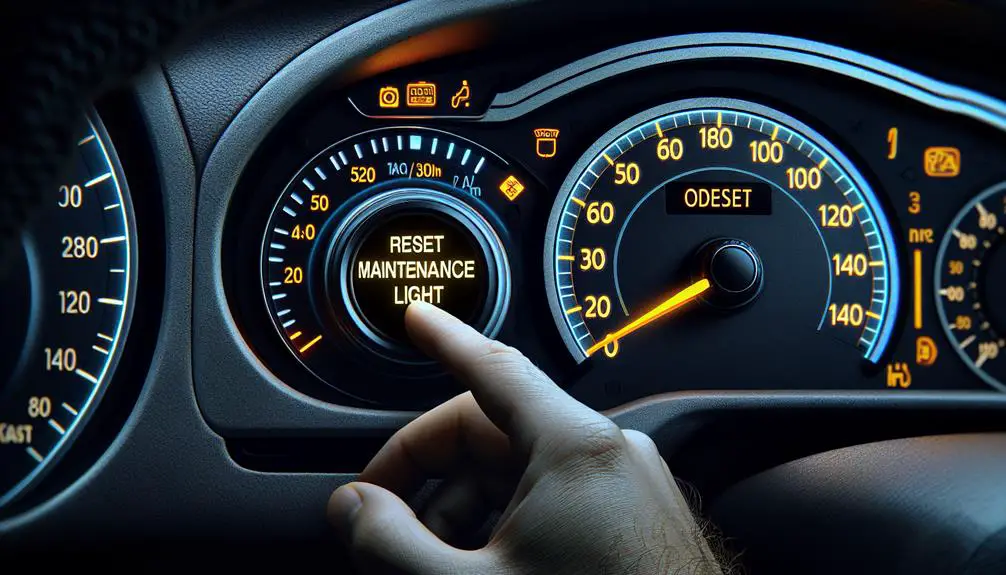 resetting toyota corolla maintenance