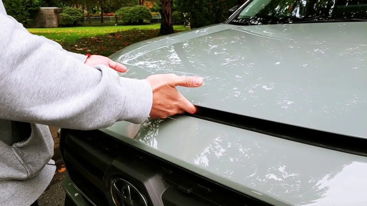 How to Open Hood of Toyota Rav4  